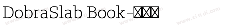 DobraSlab Book字体转换